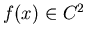 $f(x)\in C^2$