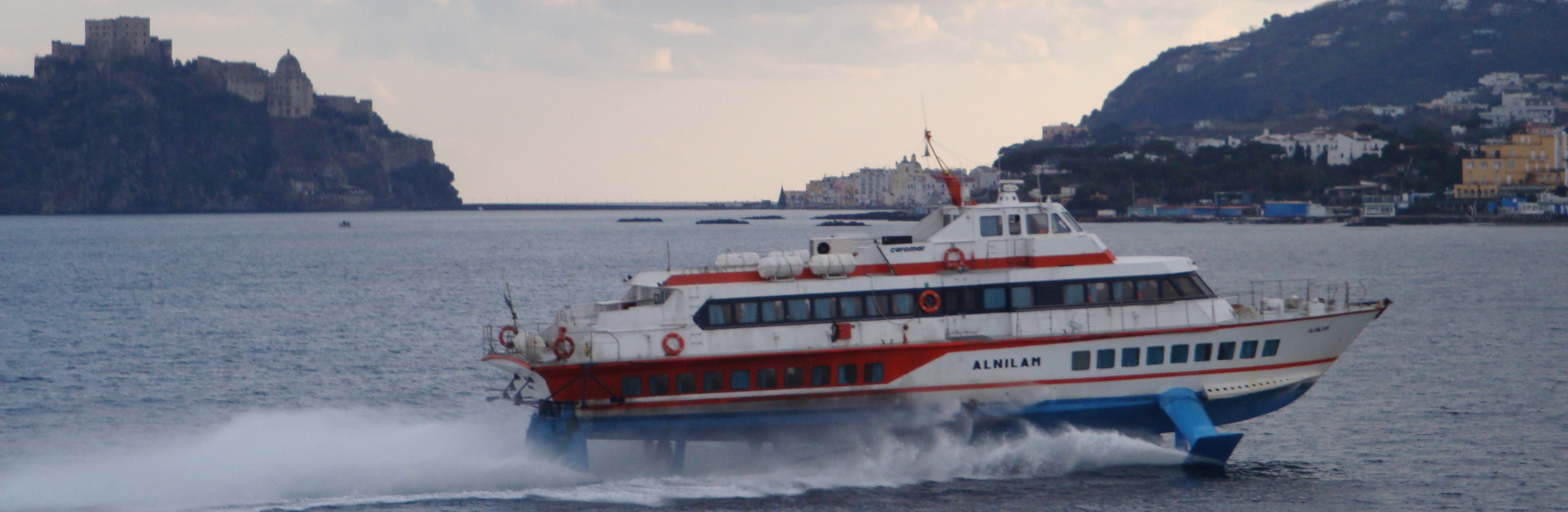 Arriving in
              Ischia